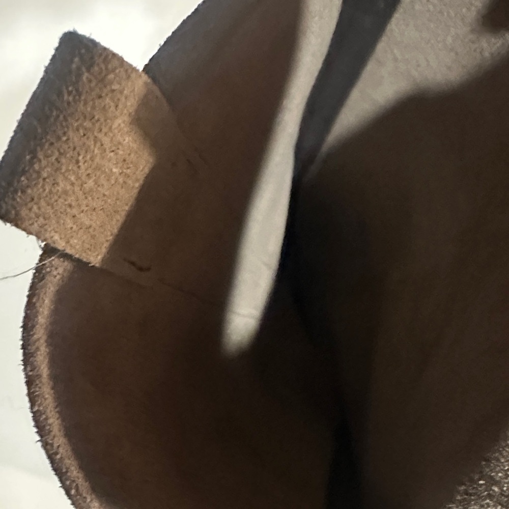 ORBT Putney light Brown tan leather Knee-High Boots with pull tabs side design - Picture 13 of 13